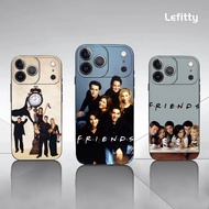 TP-1 Classic Tv F-Friends Phone Case For IPhone 17 16 15 14 13 12 11 Pro Max Plus Mini Black Frosted
