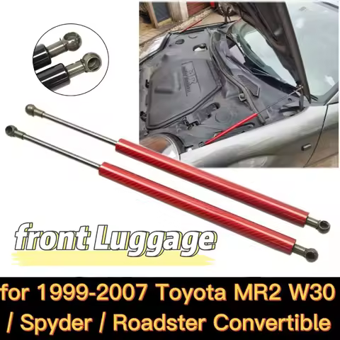 Front Luggage Struts For 1999-2007 Toyota MR2 W30 Roadster Spyder MR-S Damper Modify Lift Supports G