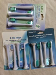 Set of 12 brushes in 3 new packs for Philips Sonicare brand compatible.電動牙刷頭兼容飛利浦 菲利浦 通用代用Philips Sonicare 電動牙刷頭