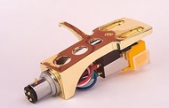 Gold plated Headshell, mount, cartridge and stylus, needle for Pioneer PL-15D, PL-510A, PL-55DX, PL-