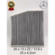 CAFMBB246-C - MERCEDES-BENZ W246 ( A200 / A250 / CLA ) / W176 ( A180 )B-CLASS'12 CABIN AIR FILTER(PC)246 830 0118-CARBON