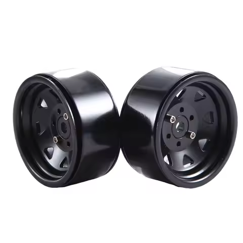 4PCS 1.9Inch Metal Beadlock Wheel Hub Rim for 1/10 RC Crawler Car TRX4 Axial SCX10 90046 AXI03007 Re