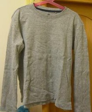 (二手)紐崔萊兒童內衣，藍色立領衫，uniqlo灰色長袖共四件(130-140cm)