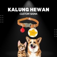 Kalung Custom Nama Pet Peliharaan Hewan Piaraan Anjing Kucing