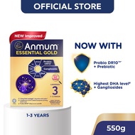 ANMUM Essential Gold Step 3 Children Formula Milk Powder (1 – 3 Years Old) 550g