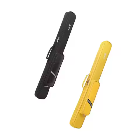 Billiards Pool Cue Case 3/4 Snooker Billiard Cue Case Carrying Bag Portable Protector for Competitio