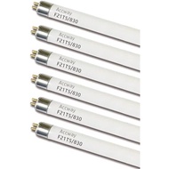 (6pack 34inch F21T5/830 Fluorescent Light Bulb, 21Watt Warm White T5 Linear Tube, 34'' F21W/T5 3000K
