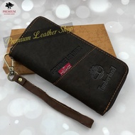 wallet women Polo/Lee/Jeep/Kickers/Timberland/Camel Clutch Long Zip Leather Wallet Genuine Cow Leather Purse Dompet Kuli