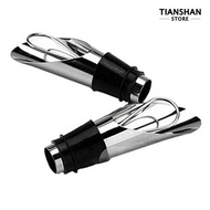 [TSS]☃Stainless Steel Liquor Pourer Free Flow Wine Bottle Bar Tools with Stopper Set