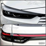 HRV 2022 2023 2024 FRONT AND REAR LIGHT GARNISH CARBON COVER PACKAGE hrv 2022 accessories
