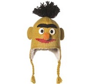 KnitWits 芝麻街伯特幼童手工羊毛帽(18M-3歲)