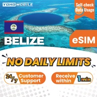 [Yoho] Belize eSIM No Daily Limit 3GB 30 Days Yoho Mobile Official Store