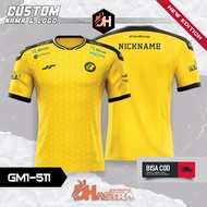 Baju Jersey Gaming Esports FF/ML/PUBG Anak Dan Dewasa Gratis Tempel Nama Dan Logo Full Printing Dan Sublime