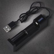 1Slot 2Slot Battery USB Charger Smart Chargering For Rechargeable Battery 18650 26650 14500