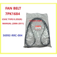 ( 100% ORIGINAL ) HONDA CIVIC TYPE R FD2R MANUAL FAN BELT ( MADE IN JAPAN ) ( 56992-RRC-004 ) ( 7PK1