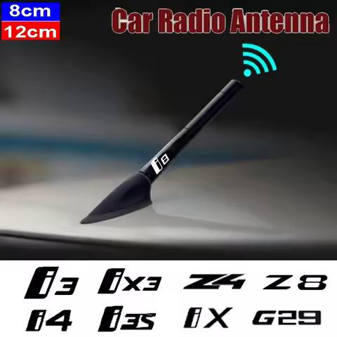 New Carbon Fiber for BMW I3 Ix3 I4 I8 Ix Z3 Z4 Z8 E52 E85 E86 E89 G29 2023 2021 Car Antenna FM Radio