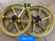 SPORTRIM 6BATANG ENKEI (EX5/W100/RS150/LC135/Y15ZR/Y125Z/KRISS 1) [SEKALI BEARING] READY STOCK!!!