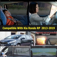Magnetic Car Window Sunshade Compatible with Kia Rondo RP 2013‑2019 Car Window Curtains UV Protectio