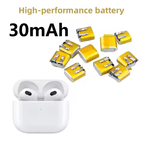 401012 3.7 V 401012 Battery 401012 3.7V 30mAh Bluetooth Earphone Rechargeable Lithium Battery