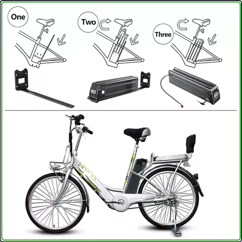 Silverfish High Power Lithium Ion 18650 Battery Pack 36V 48V 52V 17.5AH 21Ah 250W 500W 750W 1000W Po