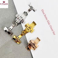 Orient Star Engraved Butterfly Buckle Size 14/16/18/20/22mm (w fish)