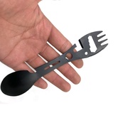 【SUFA】Spoon Fork Opener Multi-Tool Camping Backpacking And SurvivalKit Spork