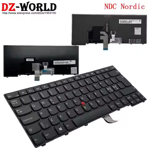 NDC Nordic Backlight Keyboard for Lenovo Thinkpad L440 L450 L460 T440 T440S T440P T450 T450S T460 La