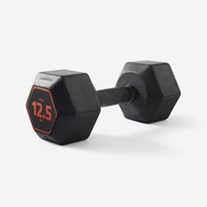 CORENGTH 12.5 kg 交叉訓練及重量訓練六角啞鈴－黑色