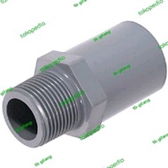 sdd sdl sok drat dalam luar pvc plastik socket f fitting pipa 1 1/2 in