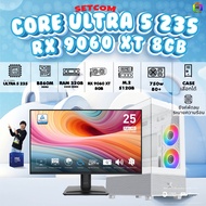 SETCOM+MONITOR BONMECOM2 ครบเซ็ตพร้อมจอ DDR5/ CPU CORE ULTRA 5 235/ RX 9060 XT 8GB / Case เลือกแบบได
