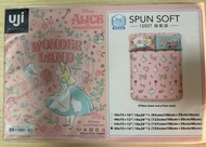 全新5尺uji 1000針床笠+枕袋Disney迪士尼Alice in wonderland 愛麗絲夢遊仙境