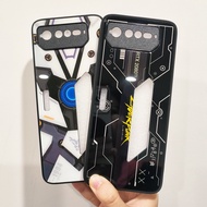 For ROG 6 Tempered Glass Phone Case For Asus ROG 6 Back Cover For Asus ROG Phone 6 9H Glass Funda ROG6 Phone6 Case