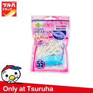 คุราชิ-ริธึ่ม เดนทอล ฟลอส พิคส์ 55 ชิ้น / Kurashi-Rhythm Dental Floss Pick 55Pcs