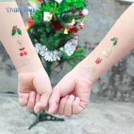 [Shamjina] Lots 8 Colorful Christmas Body Art Tattoo Stickers Tree Santa Water Decals