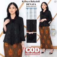 HITAM Black Kebaya top / Black Denaya Kebaya