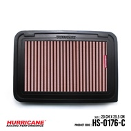 HURRICANE กรองอากาศรถยนต์ผ้าแดง & สแตนเลส Toyota (CAMRY  Venza) HS-0176