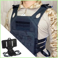 Plate Carrier Phone Mount Versatile Plate Carrier Vest Attachments Cell Phone Chest Mount Lightweigh