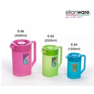ELIANWARE Plastic Water Jug 4L/2.5L/1.5L / Water Pitcher / Jug Air / Fridge Jug / Kendi Air / TAHAN 