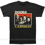 2025 gift for friends waffle shirt xs-3xl   funny t shirt men novelty tshirt Doors L.A. cotton tshir