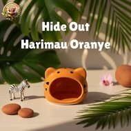 Tiger Hideout | Tiger Shaped Hidden Case | Cute Dormice Hamster Bed Other Animals