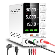 【ค่าขนส่งฟรี+COD】Dc power supply kuaiqu Ocp สวิตช์พาวเวอร์ซัพพลาย Dc power supply 30v 10a 4 หลัก หน้