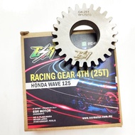 Honda Wave 125 W125 Racing Gear 4th 25T Original ESR
