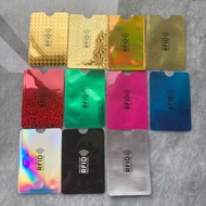 Anti Magnetic NFC Card Sleeve Bank Card Sleeve Anti RFID Scanning Aluminum Foil Shielding Card Sleev