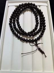 文玩系列-黑檀木念珠手持