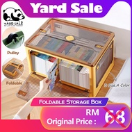 Yard Sale - Foldable Storage Box Toy Storage Bins Large Transparent Box Multifunction Stackable Orga