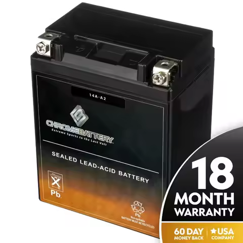 YB14AA2 AGM Powersports Battery for ATV UTV Scooter Dirt Bike MaintenanceFree High Performance Relia
