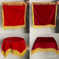 Award Tray Cloth Red Flannel Festive Cover Ceremony Opening Ribbon Cutting And Package