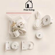 1 Set Rroller Blind Head Blind Roller Window Bead Chain + Bracket Roller Blind Roller Blind Chain Fo