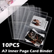 BOOMLIFE1232T Multiple Pockets Sleeve, PP Acid Free Transparent Photocard Binder Sheets, A7 Kpop Pho