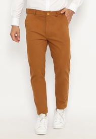 MEVANO ANKLE CHINOS PANTS COKLAT/ANKLE PANTS CHINOS/ANKLE PANTS PRIA